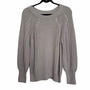 NWT Magaschoni fashion grey pullover sweater med